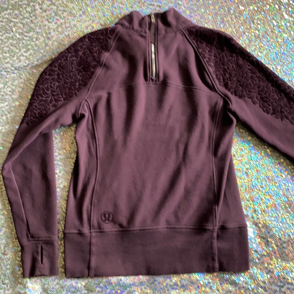 Lululemon • Floral Flock Velvet Detail Pullover Sweatshirt - Picture 12 of 15